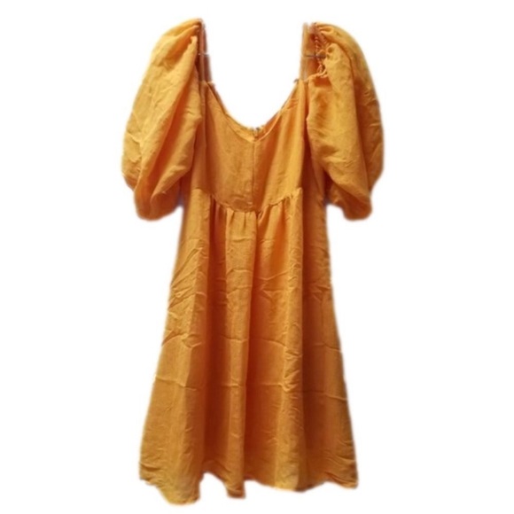 NWOT Anthropologie Moulinette Soeurs Carina Puff
Sleeve Orange Dress XS - Picture 9 of 13